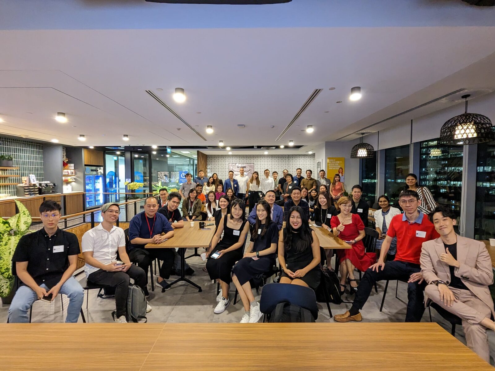 Professionals at a personal branding community session